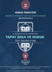 Bilişim Hukuku Sempozyumu Yapay Zeka ve Hukuk Kitabı
